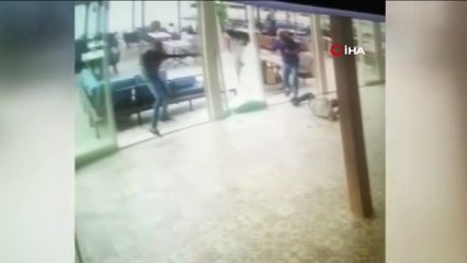 Tuzla'da kafedeki silahlı çatışma anları kamerada