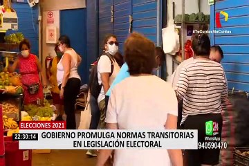 Elecciones 2021: Horario de votación se amplía hasta las 7pm
