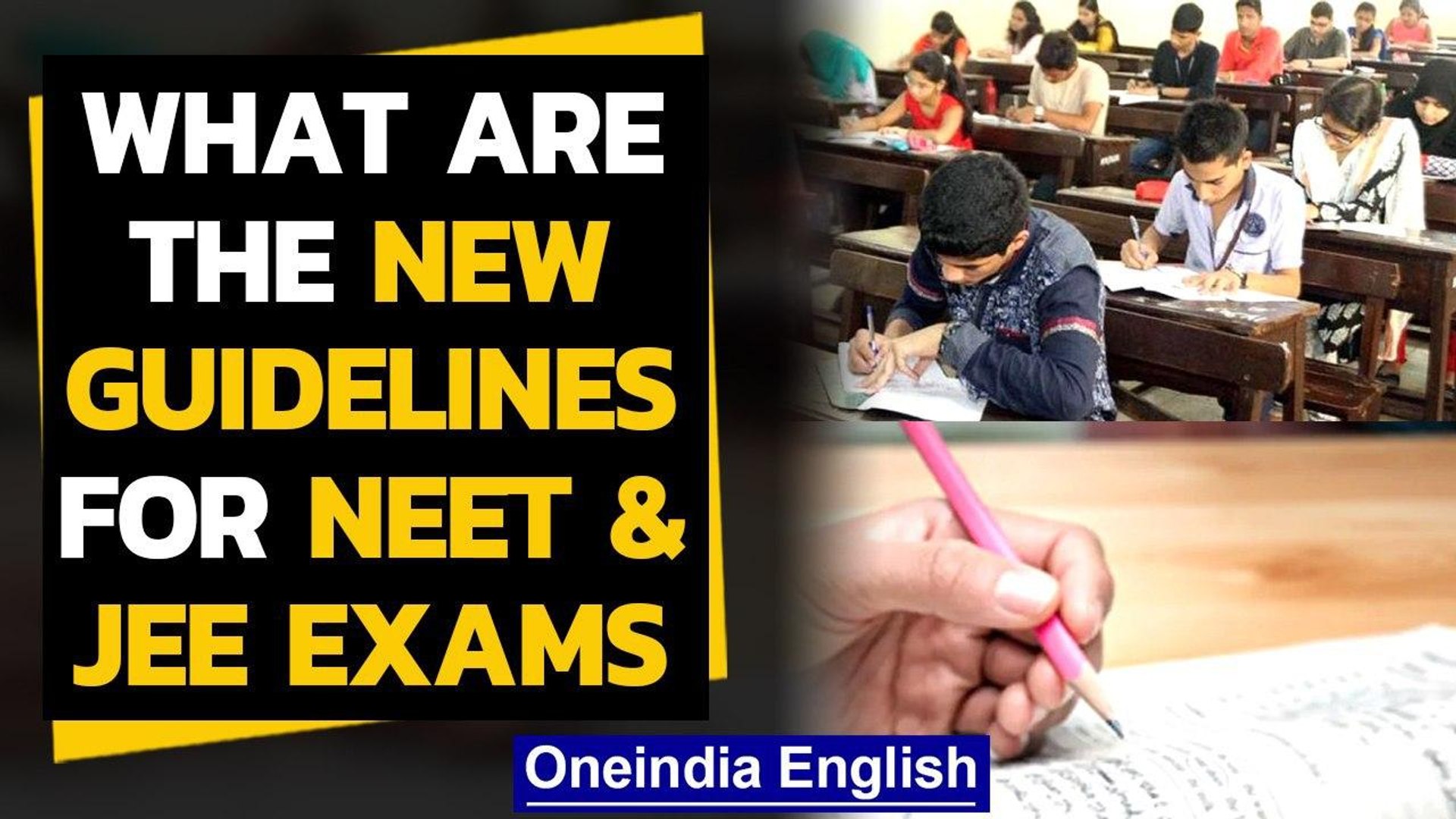 ⁣New guidelines issued for the safe conduct of JEE and NEET exams in September | Oneindia News