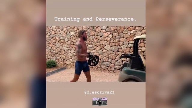 Sergio Ramos no descansa ni en vacaciones