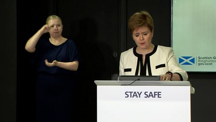 Sturgeon lays down changes to wearing face masks in schools