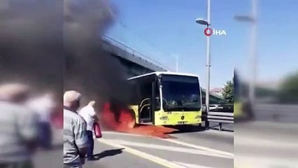 Alevlerden son anda kurtuldu