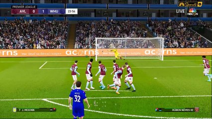 English Premier League 2019-20 Matchday 10 ASTON VILLA vs WEST HAM