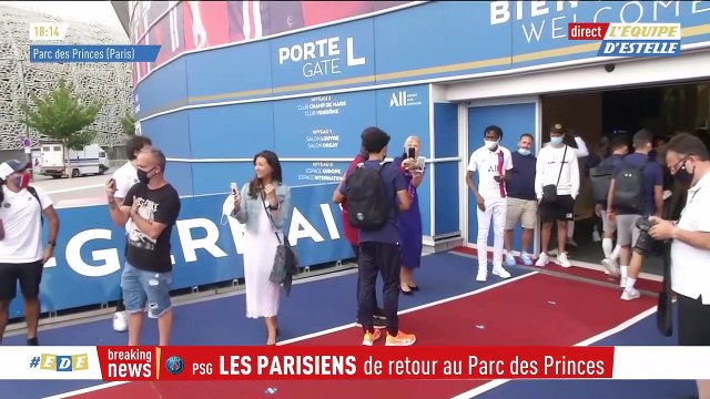 Le retour du PSG au Parc des Princes - Foot - C1 - PSG