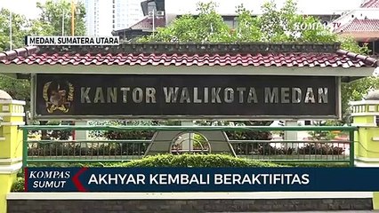 Plt Wali Kota Medan Akhyar Nasution Kembali Beraktivitas Setelah Sembuh Dari Covid-19