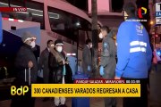 Miraflores: unos 250 ciudadanos canadienses varados regresan a su país