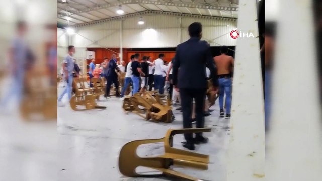 İstek şarkı tartışması düğünü savaş alanına çevirdi, yaşananlar kameraya böyle yansıdı