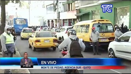 Se registran aglomeraciones para pagar prendas empeñadas en el Monte de Piedad de Quito