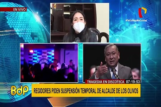 Los Olivos: regidora responsabiliza a alcalde Felipe Castillo por tragedia en discoteca