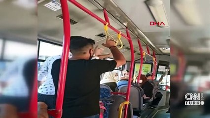 Otobüslerde şoföre 'maske uyarısı' şiddeti | Video