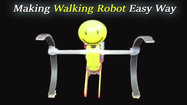 DIY Simple Walking Robot | Mini Walking Robot | How to Make A Mini Walking Robot | Robot Making Ideas for School Project