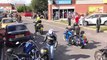 Around 150 bikers arrive in Doncaster to sing happy birthday to four year old Jayden Walters