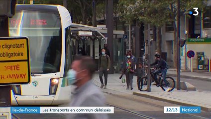 Ile-de-France : les transports en commun restent vides en région parisienne