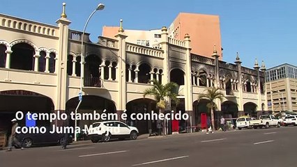 Fogo atinge mesquita na África do Sul