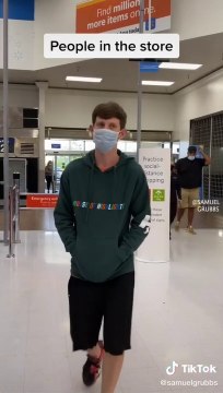Comment portez-vous le masque en magasin... tellement drôle