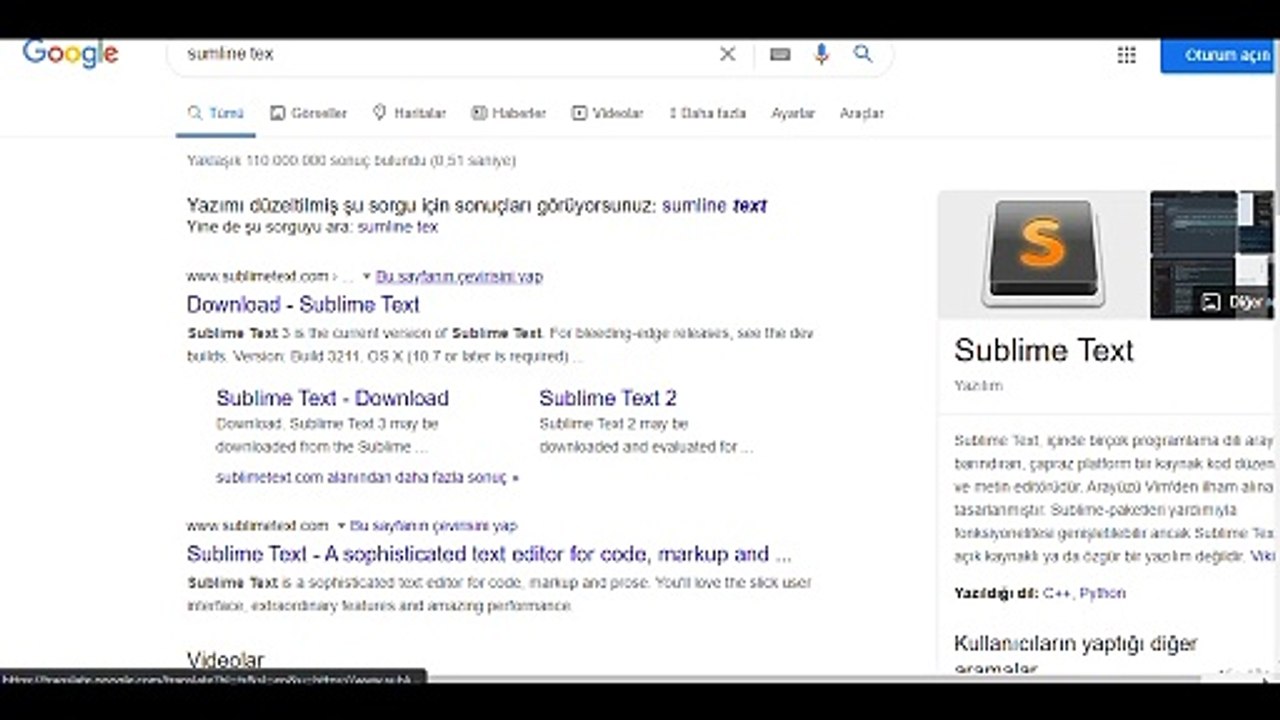 Sublime text kurulumu #gözyormayan