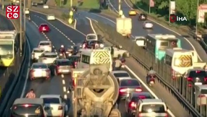 E-5'te kaza sonrası yumruklar konuştu