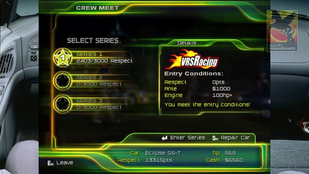 Street Racing Syndicate #4 - Conquistando a gata da Nerfeteri