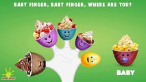 Learn Colors with Ice Cream Finger Family Song - Daddy Finger Rhyme