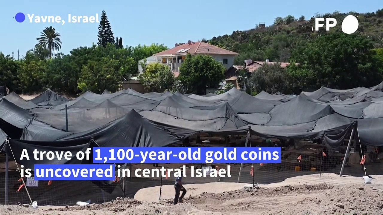 Hoard of 1,100-year-old gold coins unearthed in central Israel