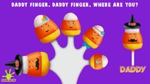 The Finger Family Candy Corn Cake Pop Family Nursery Rhyme - Halloween Finger Family Songs