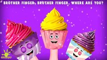 The Finger Family  Cupcakes Family Nursery Rhyme -  Cupcakes Finger Family Songs