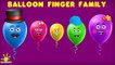 The Finger Family  Balloons Family Nursery Rhyme -  Balloon Finger Family Songs