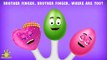 The Finger Family Candy Family Nursery Rhyme - Candy Finger Family Songs
