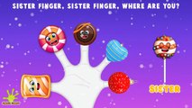 The Finger Family Candy Pop Family Nursery Rhyme - Christmas Finger Family Songs