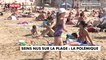 Des femmes se font bronzer seins nus sur une plage, les gendarmes interviennent