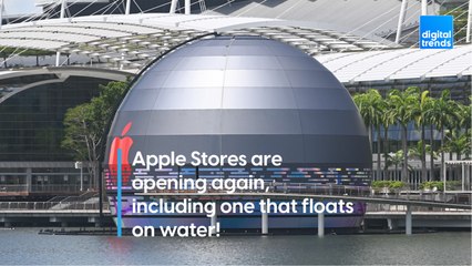 Apple Stores are opening again, including one that floats on water!