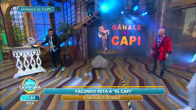¡DUELO ÉPICO en Gánale al Capi! Facundo regresó a enfrentarse en la pista. | Venga La Alegría