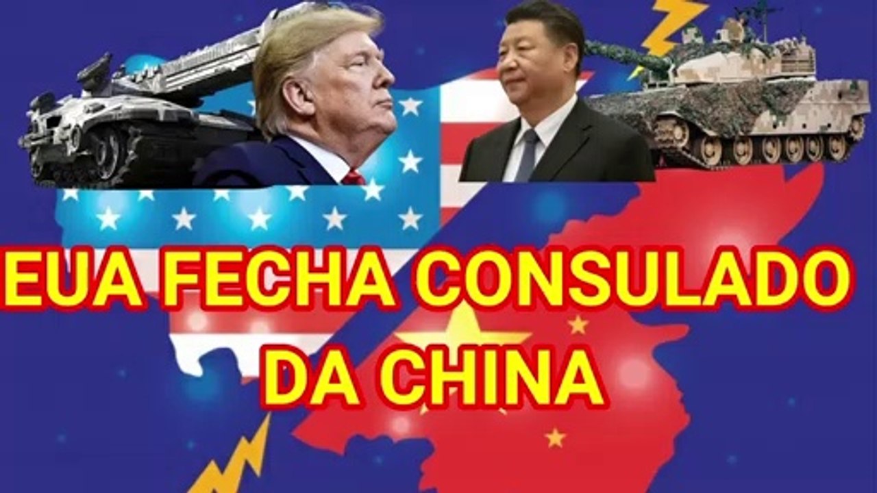 EUA FECHA CONSULADO DA CHINA EM HOUSTON NO TEXAS NOTÍCIAS MUNDO #15