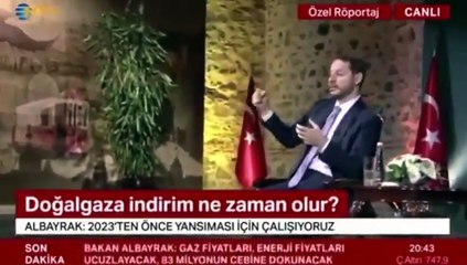 Berat Albayrak canlı yayında fıkra anlattı