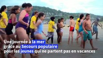 Secours populaire: une journée à la mer pour les jeunes qui ne partent pas en vacances