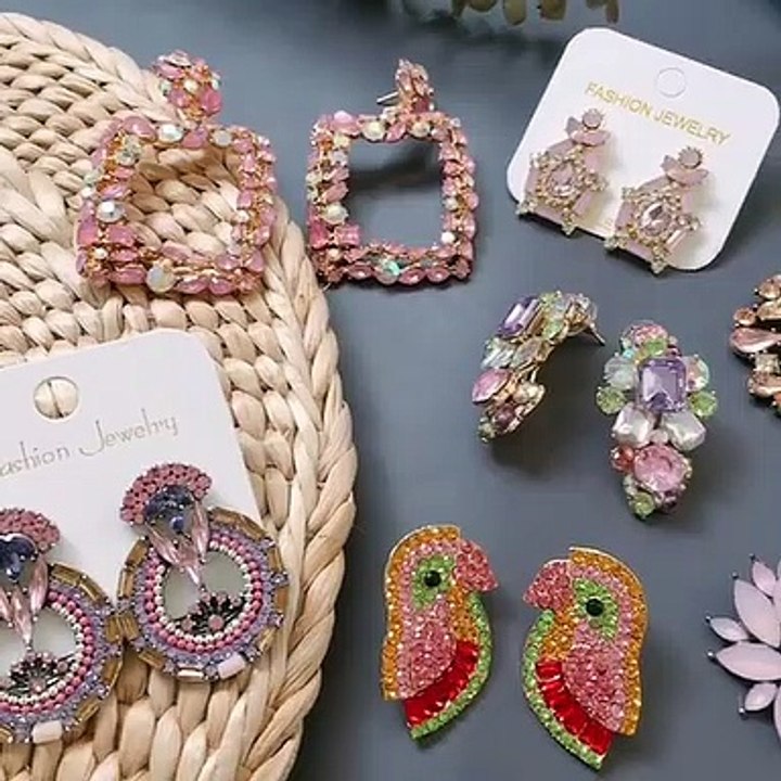 Ali baba new arival (Pink ear rings)