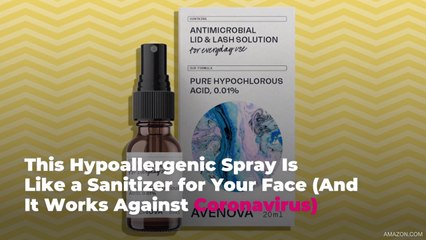 This Hypoallergenic Spray Is Like a Sanitizer for Your Face (And It Works Against Coronavi
