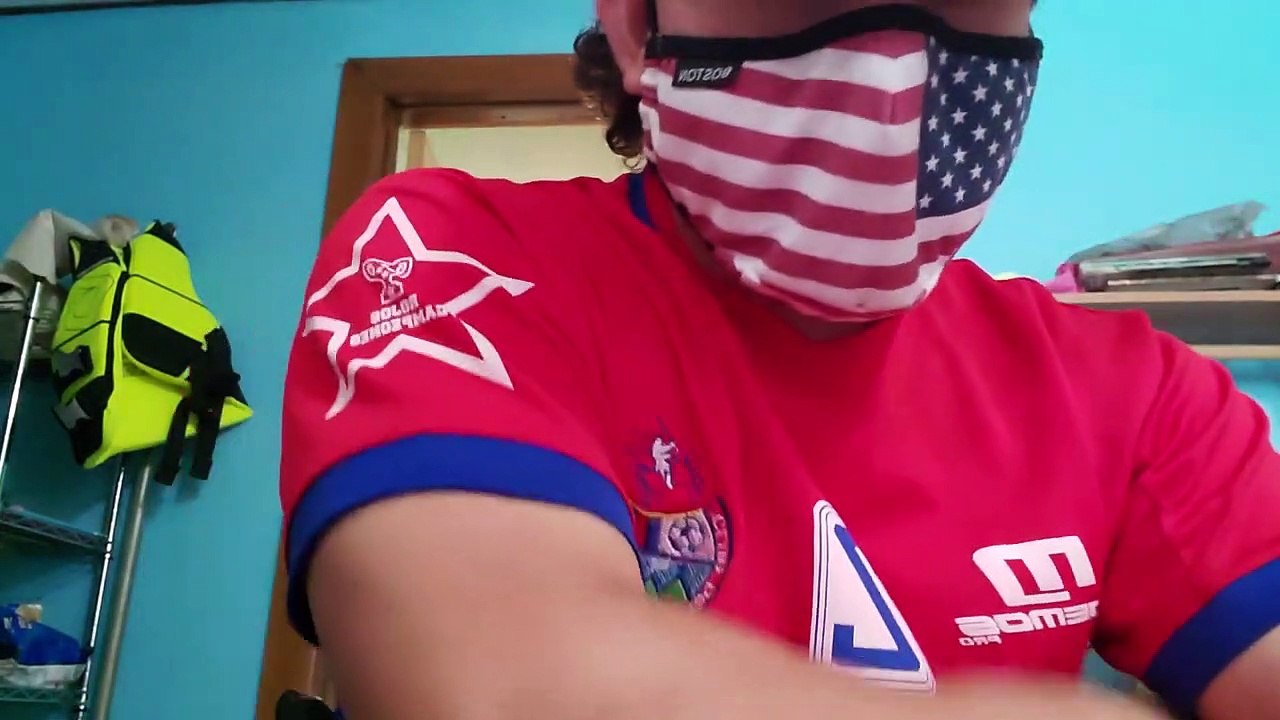 Luciendo mi camisa del NE Revolution. Las Aventuras de #WheelchairBoy