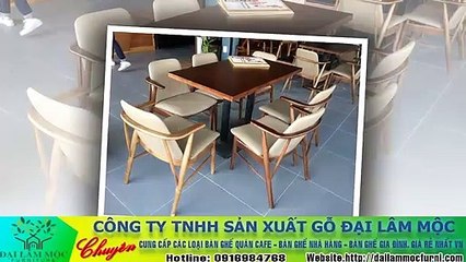 Mẫu bàn ghế nhà hàng, khách sạn