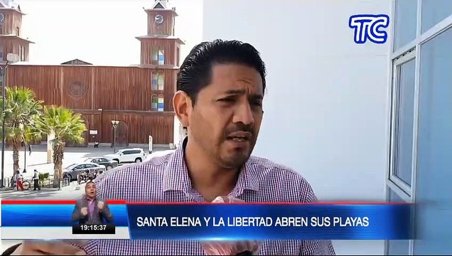 Santa Elena y Libertad iniciarán la apertura de las playas, Salinas no será abierto al público hasta segunda orden