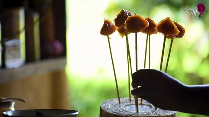 Bael fruits, not only to eat but to apply as the old winnowing fan has holes on it, bael fruits & prawns curry