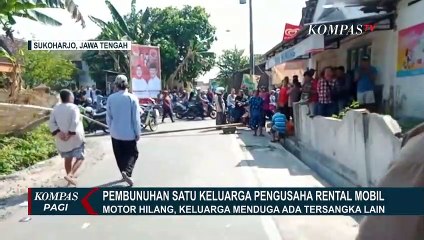 Pelaku Tertangakap! Ini Fakta-Fakta Pembunuhan Sadis 1 Keluarga di Sukoharjo