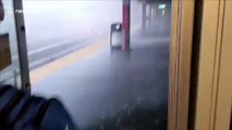 New York thunderstorm ransacks city, subway goers