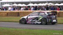 Petter Solberg vs Oliver Solberg   Father & Son TIME ATTACK Battle on the Goodwood Hillclimb!