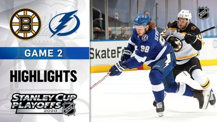 NHL Highlights | Bruins @ Lightning 8/25/2020