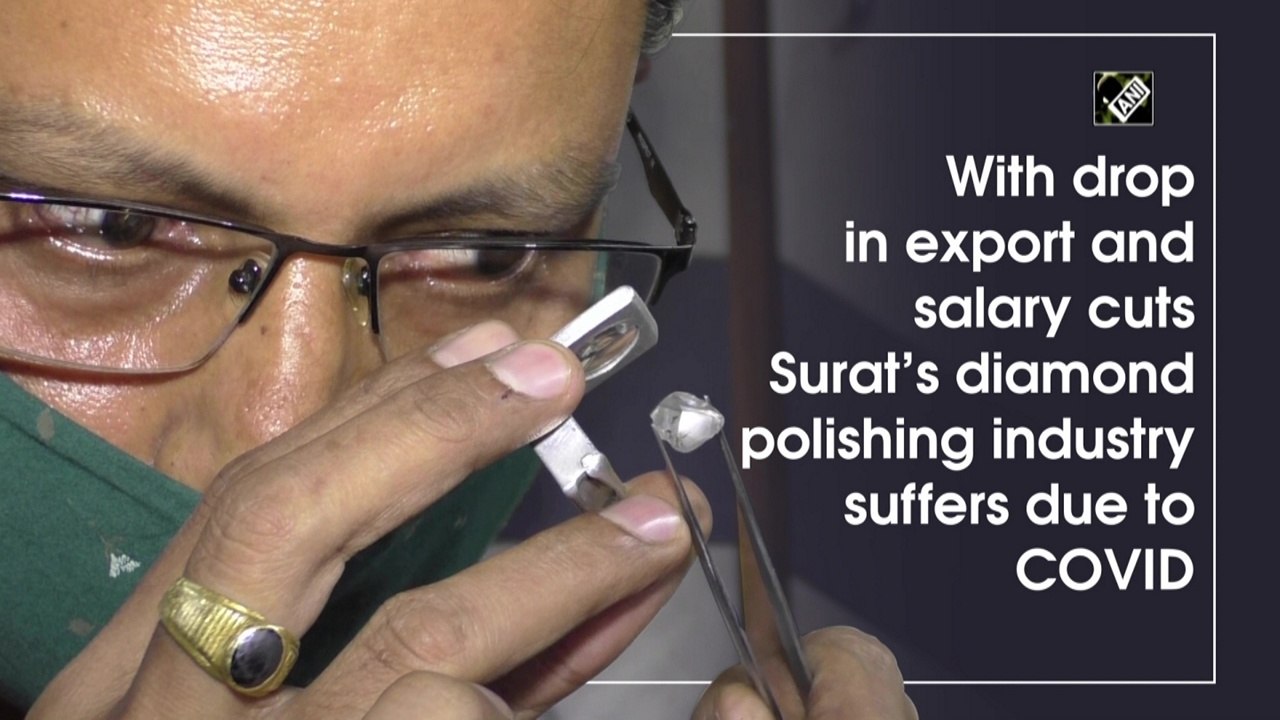 With drop in export and salary cuts Surat’s diamond polishing industry