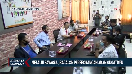 Bakal Calon Perseorangan Ike - Zam Akan Gugat KPU ke Bawaslu Bandar Lampung