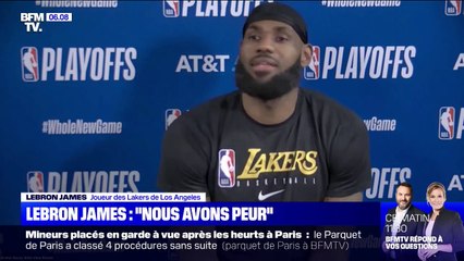 "Nous avons peur." Lebron James réagit à la nouvelle bavure policière survenue dans le Wisconsin