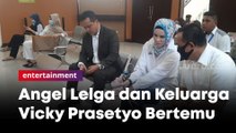 Pemandangan Langka, Angel Lelga dan Keluarga Vicky Prasetyo Bertemu