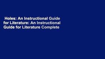 Holes: An Instructional Guide for Literature: An Instructional Guide for Literature Complete